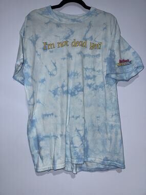 Vintage Monty Python Spamalot T-Shirt Size XL I'm Not Dead Yet Graphic Tee